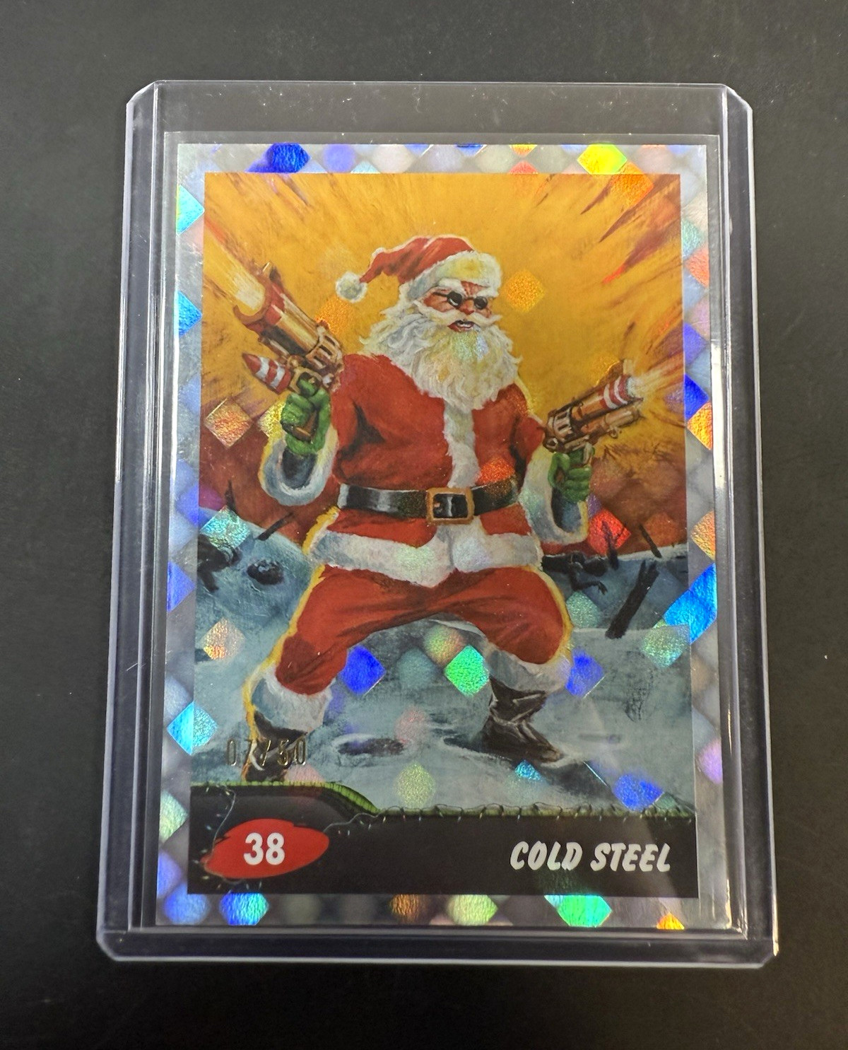 Topps Mars Attacks Christmas 2026 Santa Claus Cold Steel #38 Hologram /50