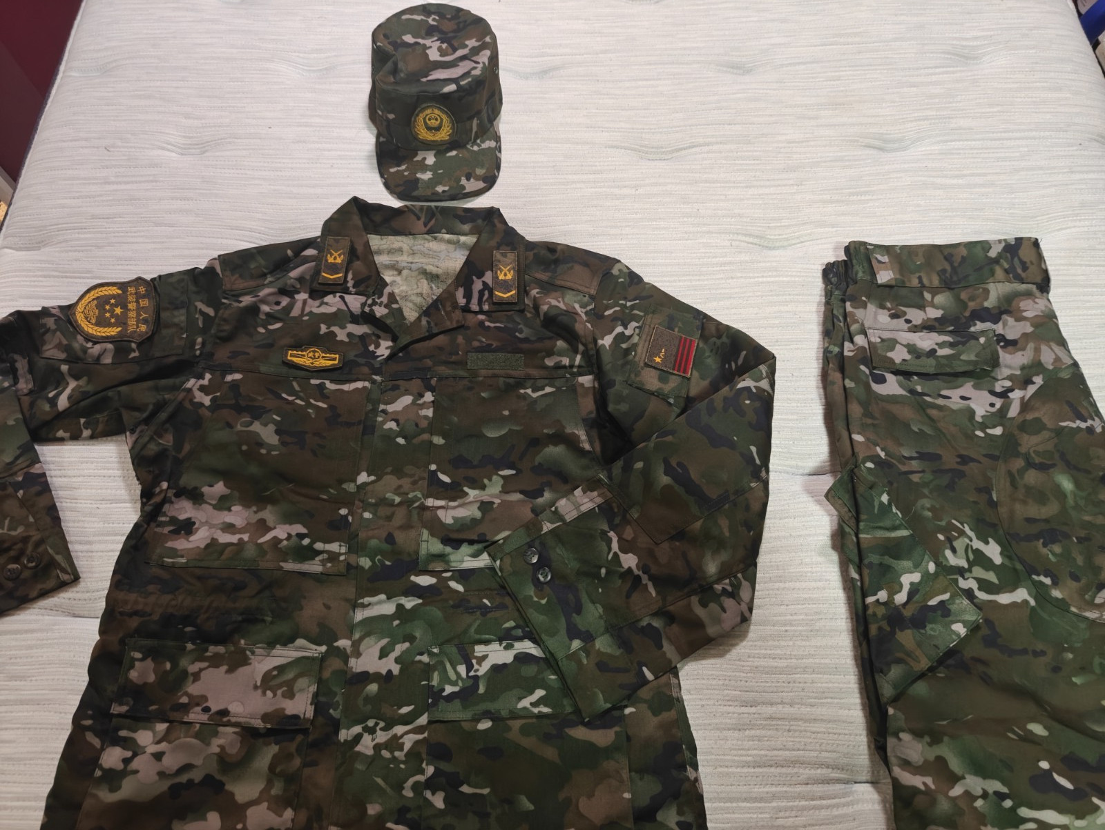 Set: PLAP China PLA Armed Police type 21 summer multi-cam uniform Set