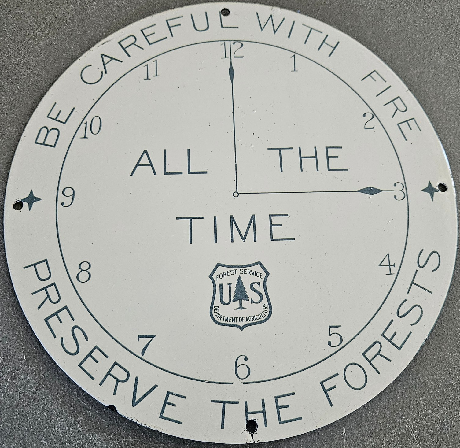 VINTAGE US FOREST SERVICE 12\