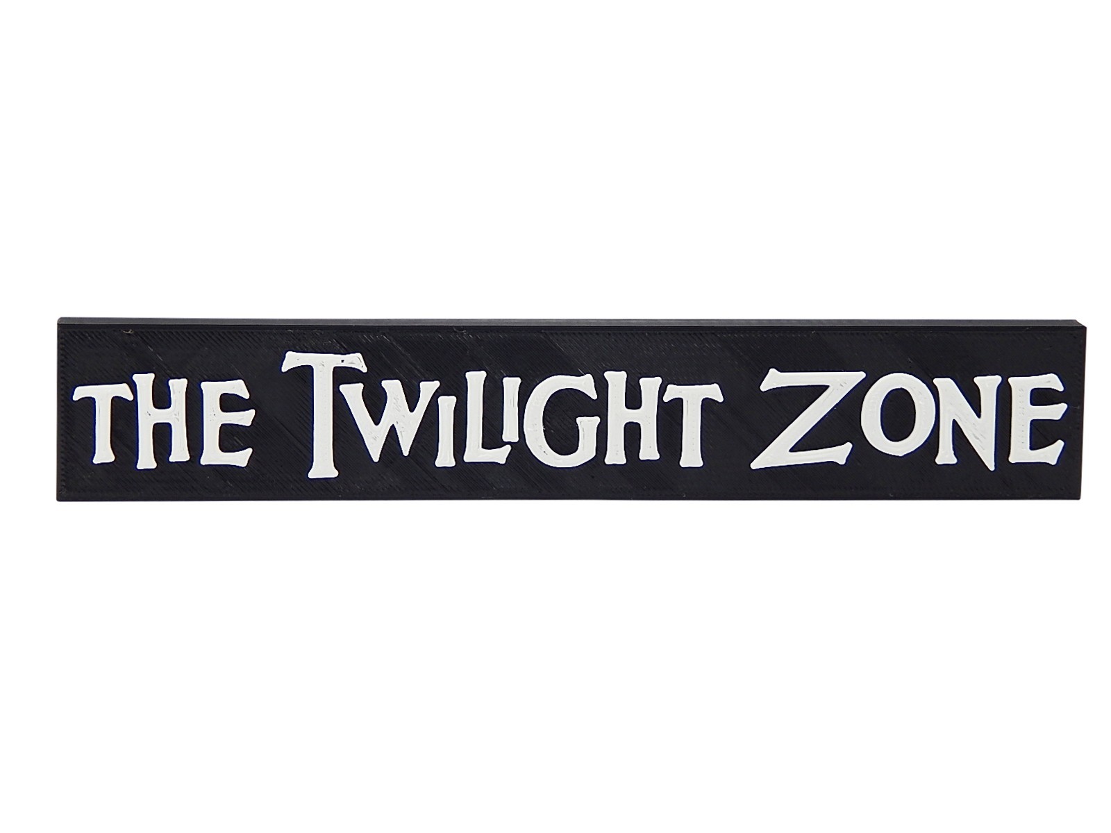 The Twilight Zone TV Show 3D Sign Display Wall Desk Shelf Art 4\