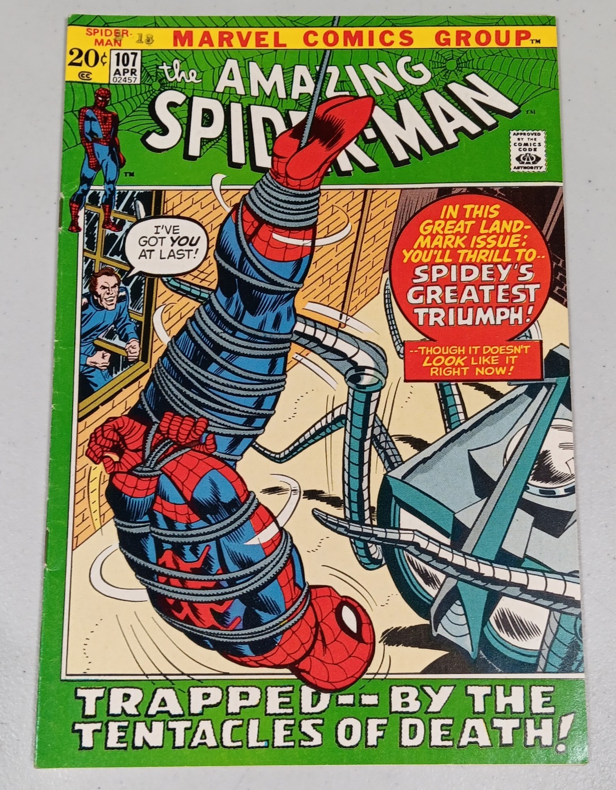 Amazing Spider-Man #107- Beautiful Romita Art