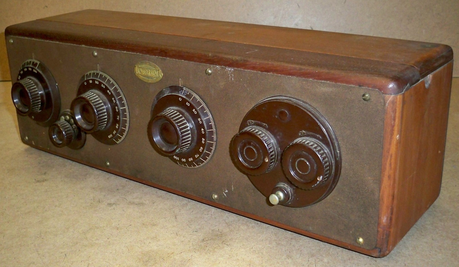 Beautiful Antique 1920's  ATWATER KENT Model 20 Tube Radio/Vintage Recieving Set