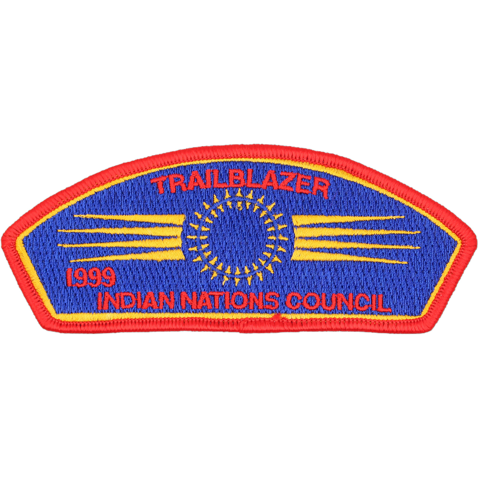 S15 1999 Trailblazer Indian Nations Council Shoulder Patch CSP Boy Scouts BSA OK