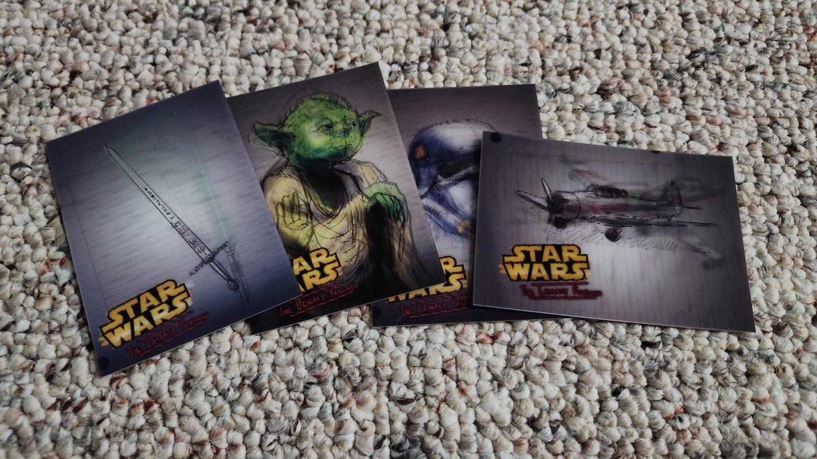 Star Wars HISTORY CHANNEL The Legacy Revealed TV Special promo card set 4 (2005)