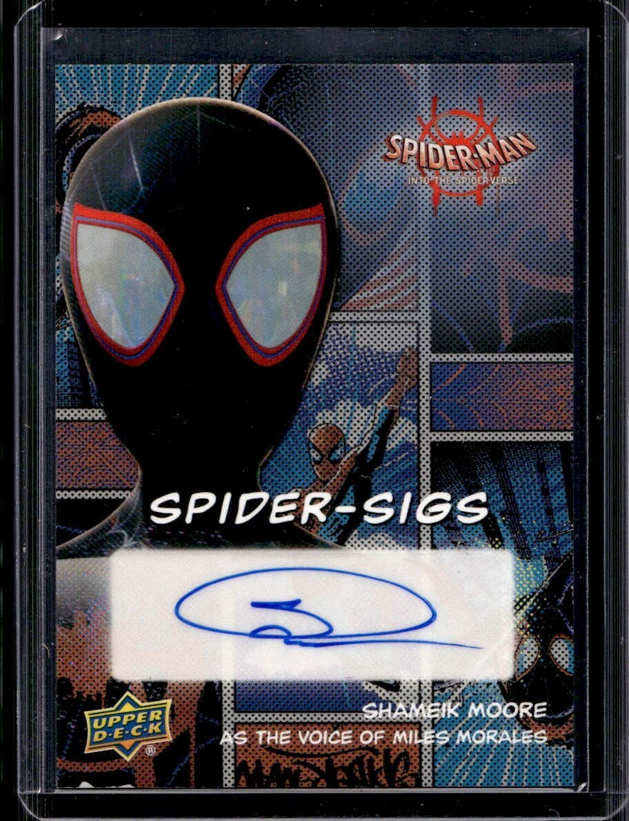 Shameik Moore 2022 Upper Deck Spider-Man: Into the Spider-Verse #SSP-SM Auto