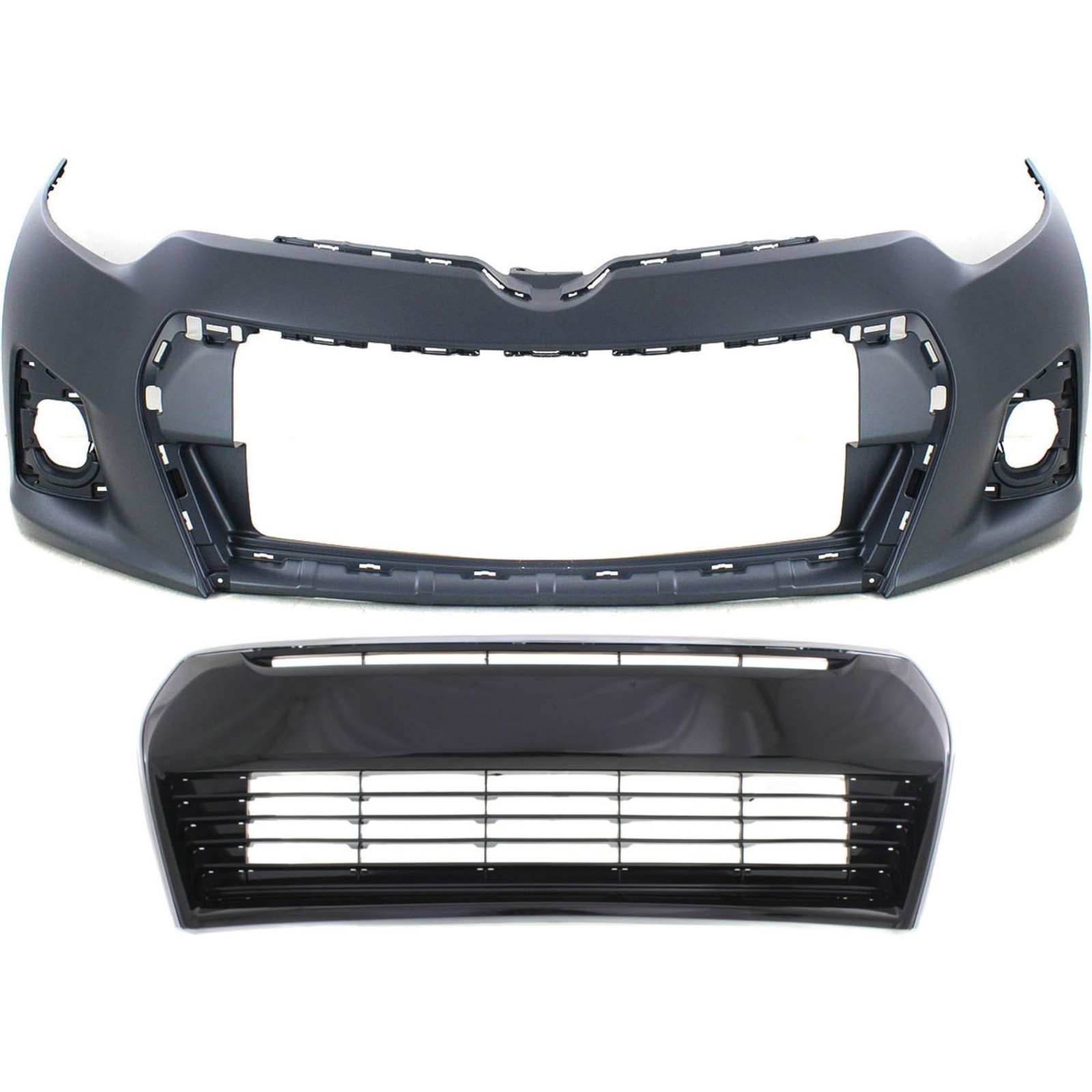 Garage-Pro Bumper Cover KIT For Toyota Corolla 2014-2016 Front Primed