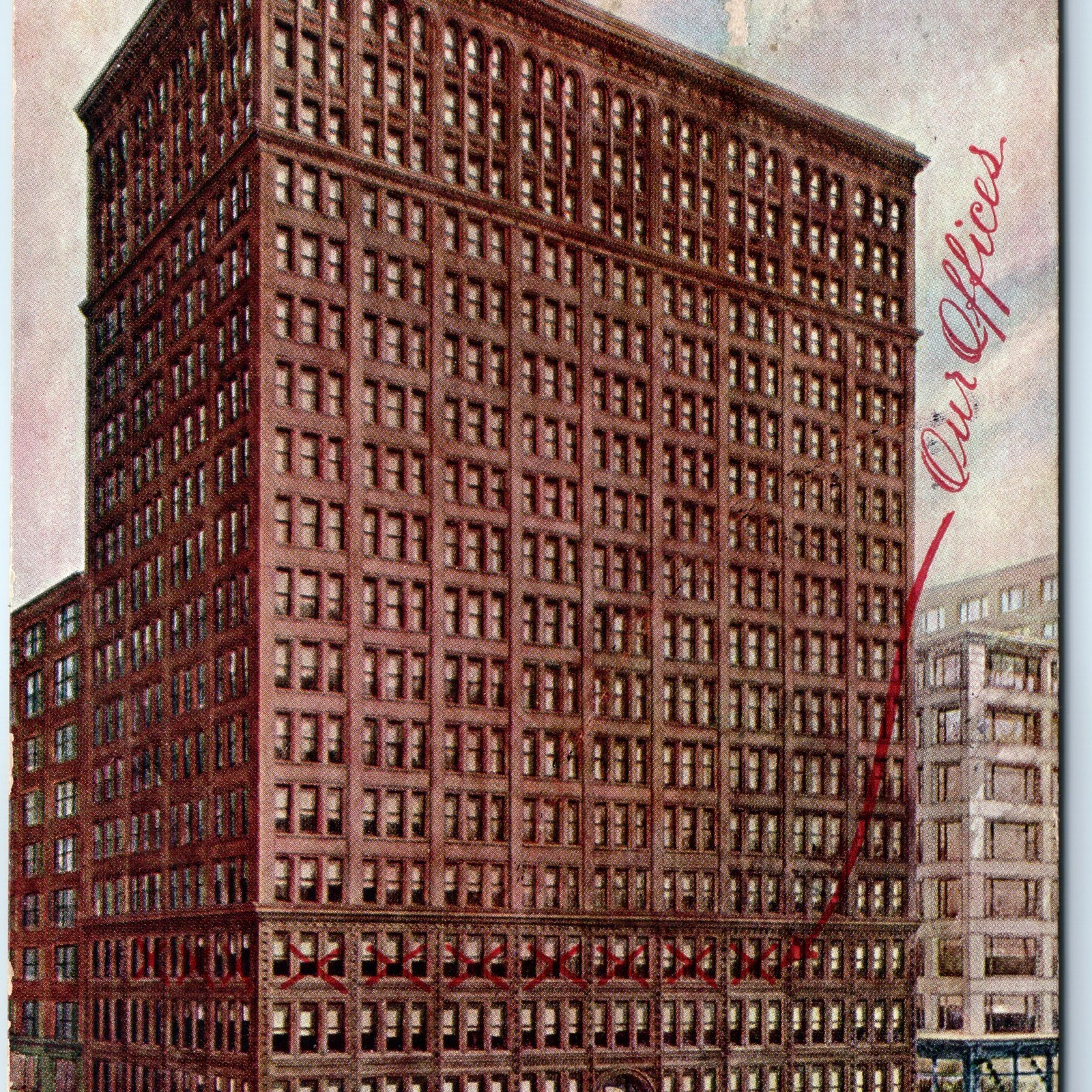 c1900s Chicago, IL Heyworth Building Postcard Norris Alister Co Jewelry Adv DB