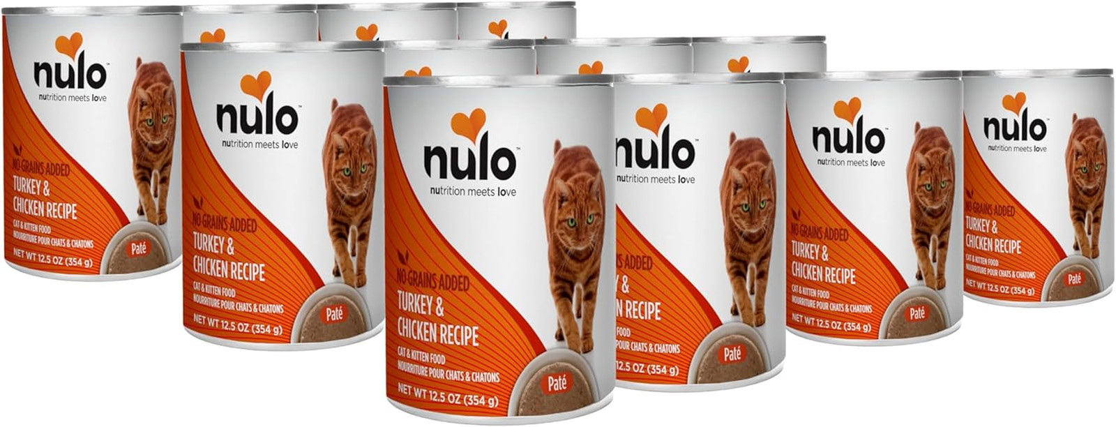 Turkey & Chicken Recipe Pate Wet Canned Cat Food, 12.5 Ounce (Pack of 12)