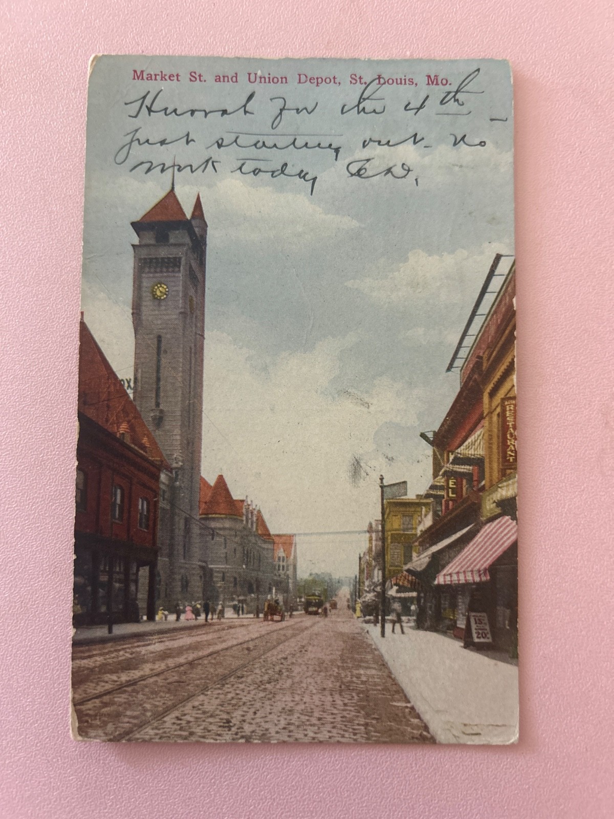 1910 market st and union depot, St. Louis Missouri
