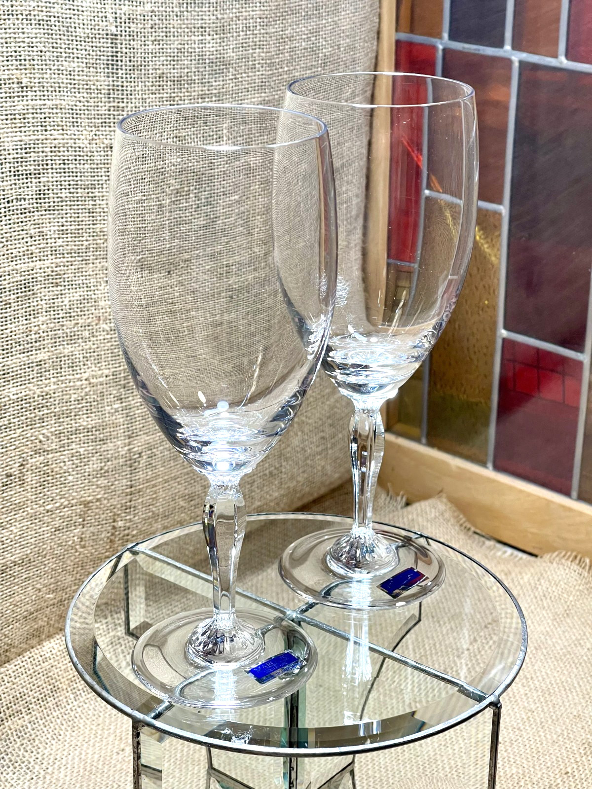 Set of 2 - Marquis by Waterford Crystal Allegra Plain Iced Tea Glasses