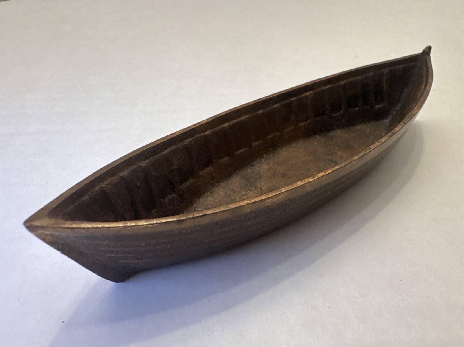 Bronze Antique 1920s 30s Nautical Boat Ashtray Paperweight Wilcox Crittendon