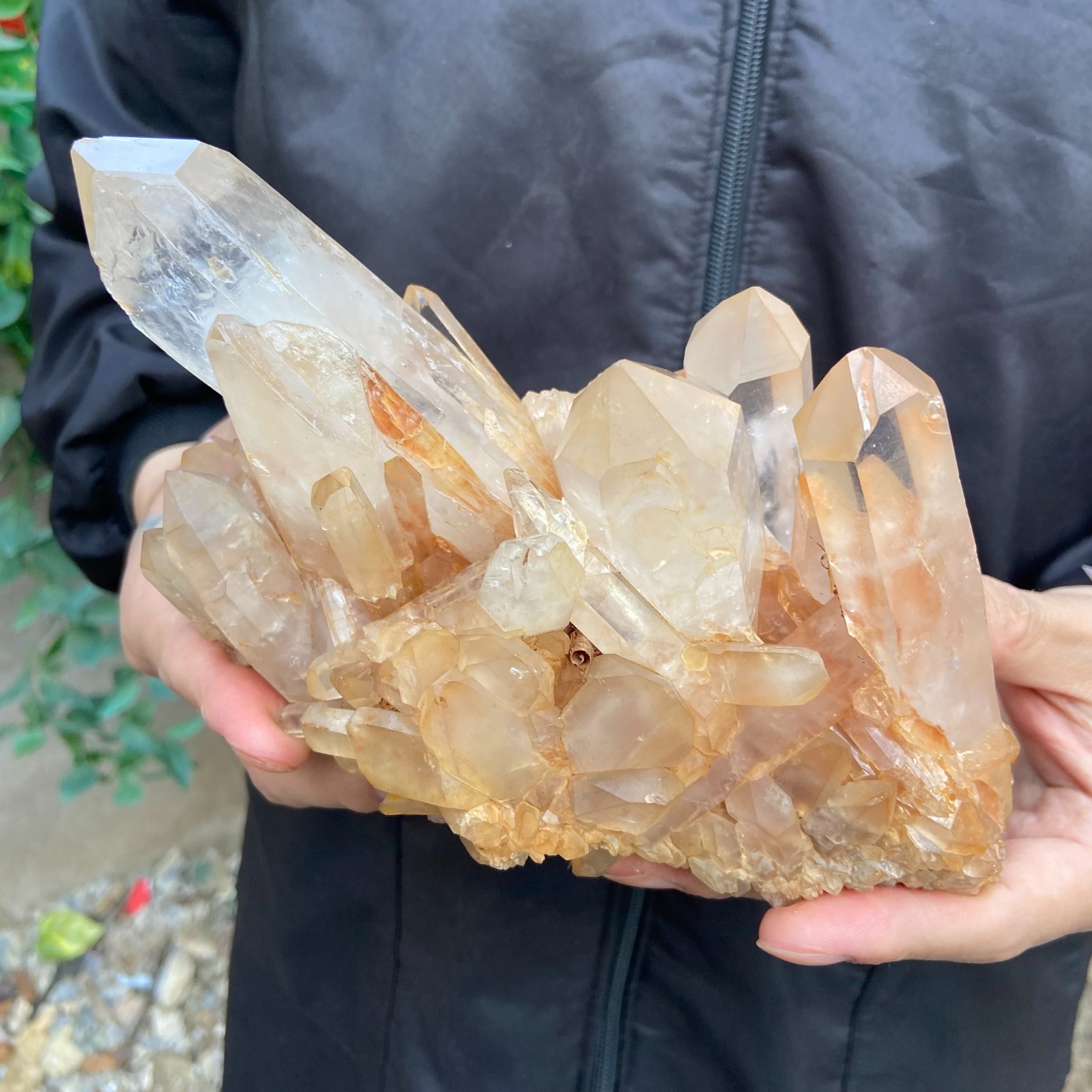 4.4lb Natural Clear White Quartz Crystal Cluster Rough Healing Specimen