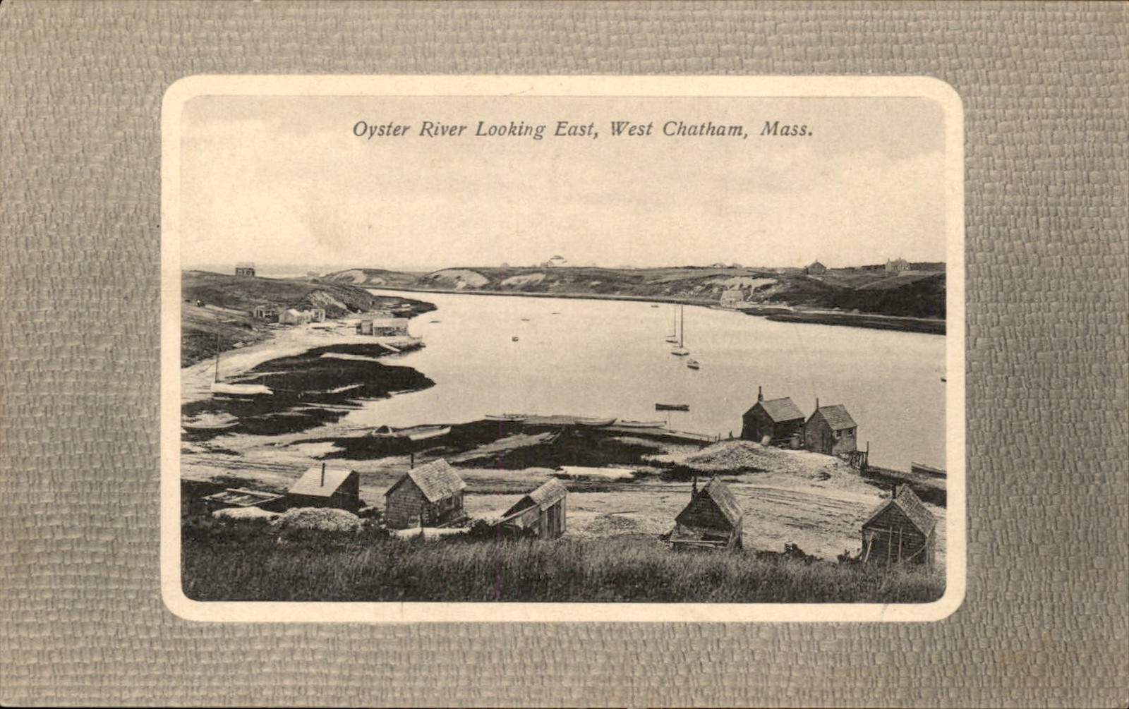 West Chatham MA Oyster River M. W. Howard c1900s-10s Vintage Postcard