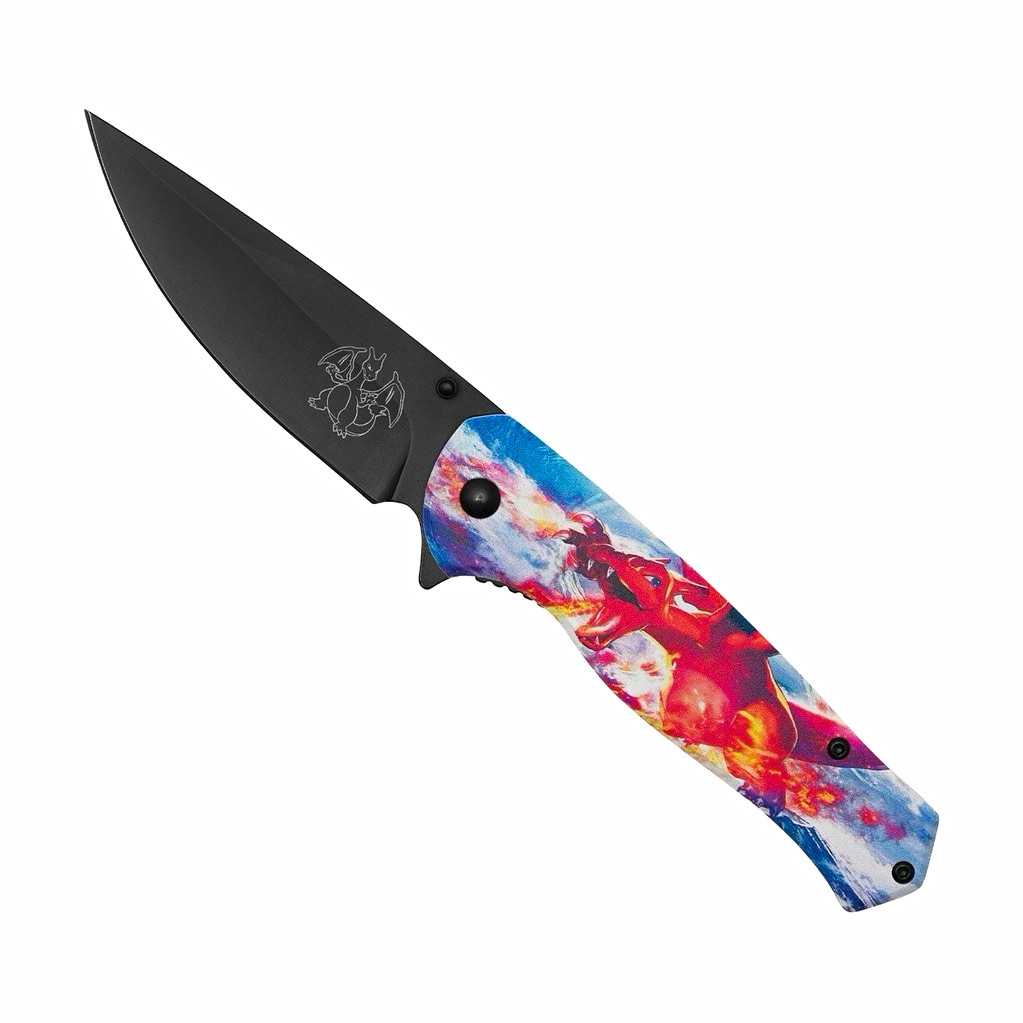 Pokémon Inferno Wing Collector Assisted Opening Knife - Charizard