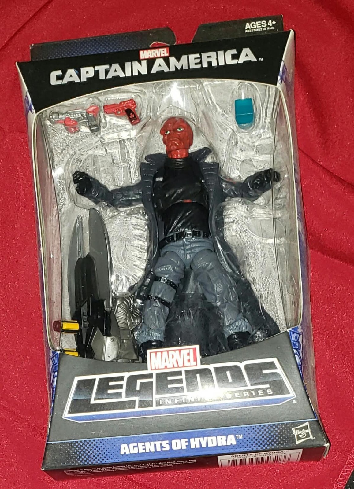 2013 Hasbro Marvel Legends Infinite Series RED SKULL Agents of Hydra MIP