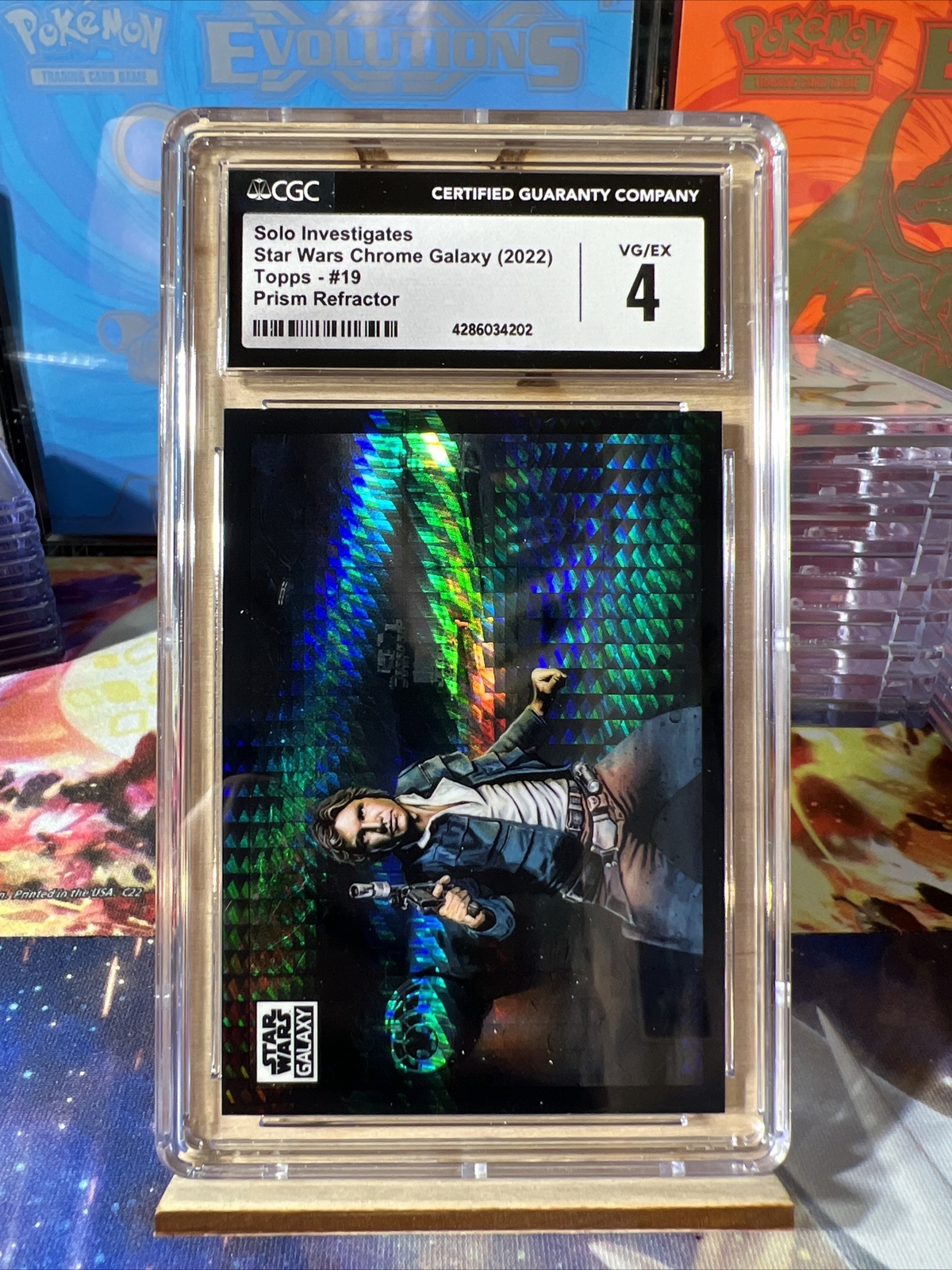 2022 Star Wars Chrome Galaxy Solo Investigates Prism Refractor 05/75 