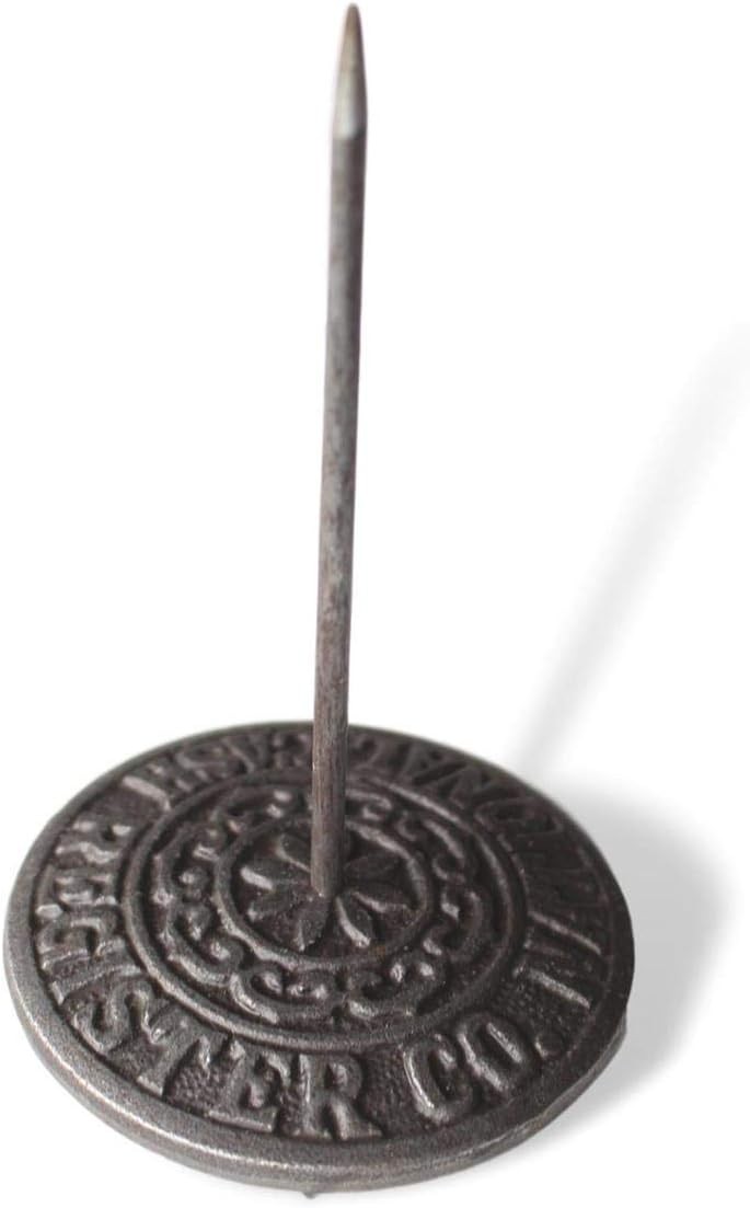 Cast Iron Receipt Spike Paperweight Desk Receipt Holder Cast Iron Receipt Spike Paperweight Desk Receipt Holder