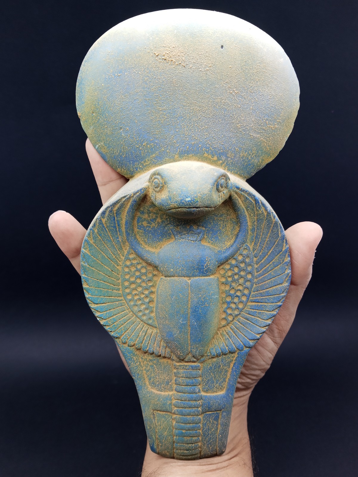 Authentic Ancient Egyptian Antique Rare Wadjet Uraeus Statue Figurine BC