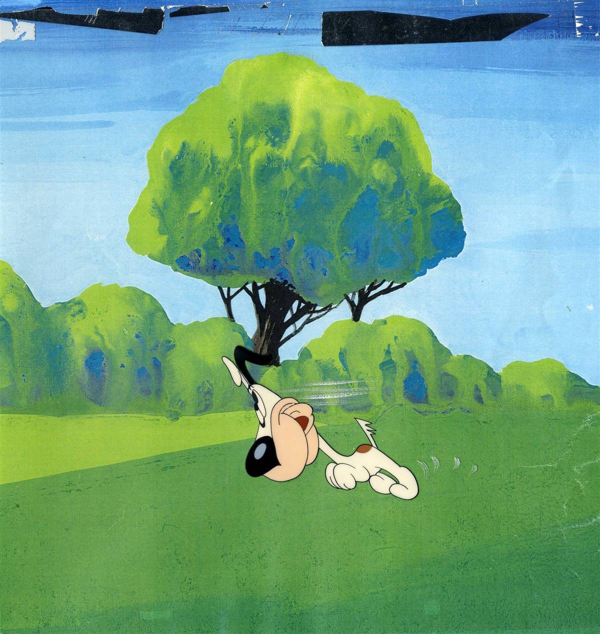 Original Production Cel of the Stray Puppy from Hound Hunters (1947)