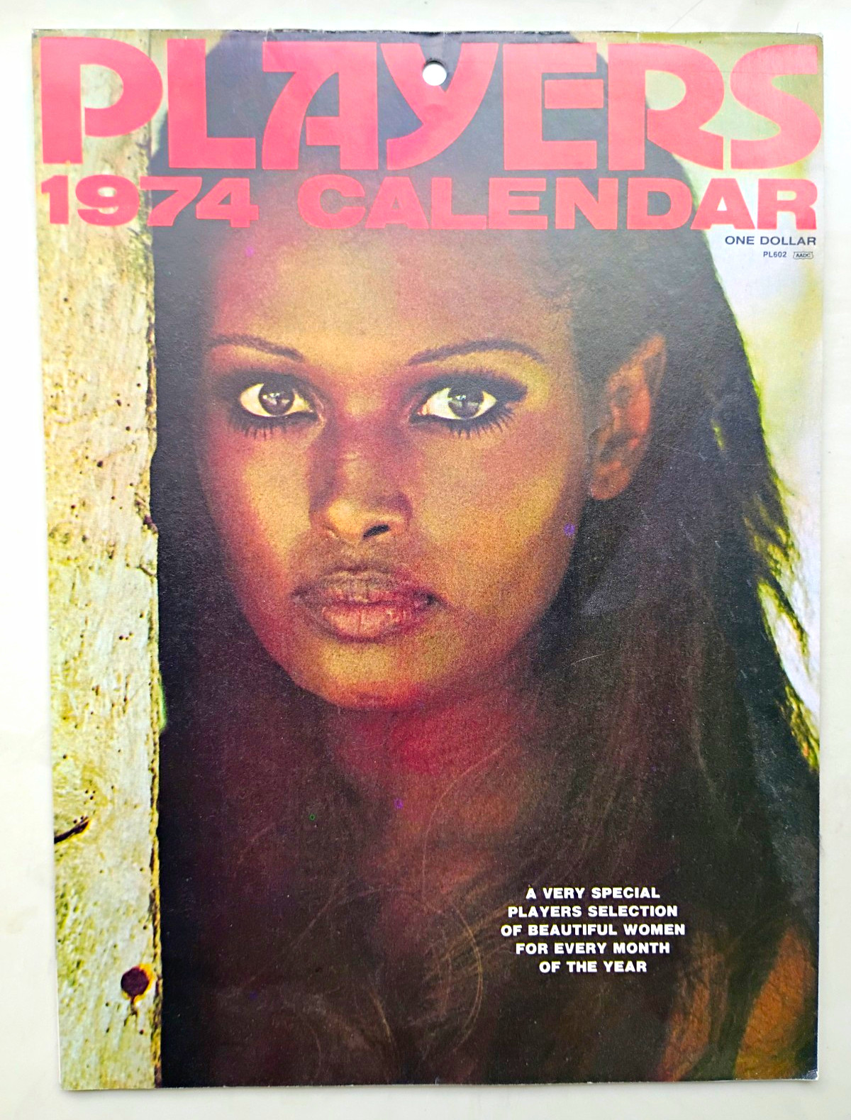 Players 1974 Calendar. Rare. First calendar.