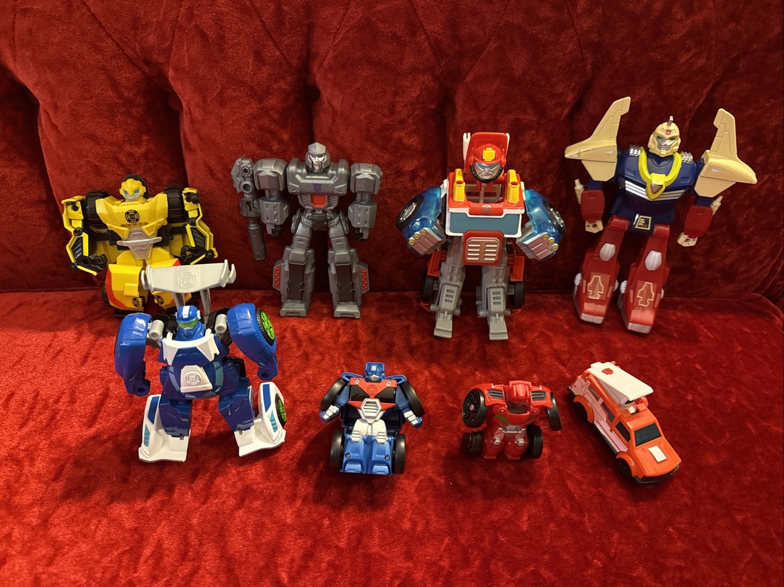 2011 Hasbro Playskool Heroes Transformers Rescue Bots & Micro Etc. Lot Of 8 3-7”