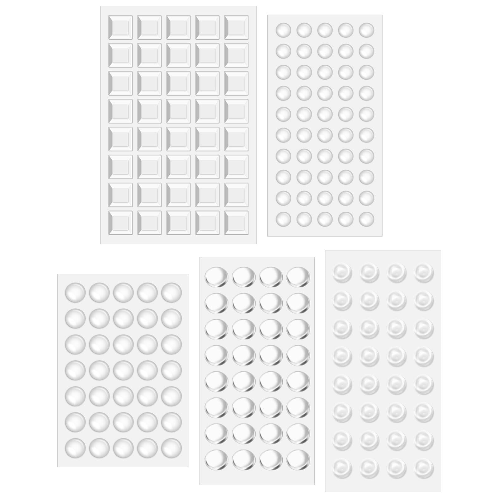 204pcs Clear Bump Dots for Visually Impaired, Silicone Braille Stickers 204pcs Clear Bump Dots for Visually Impaired, Silicone Braille Stickers