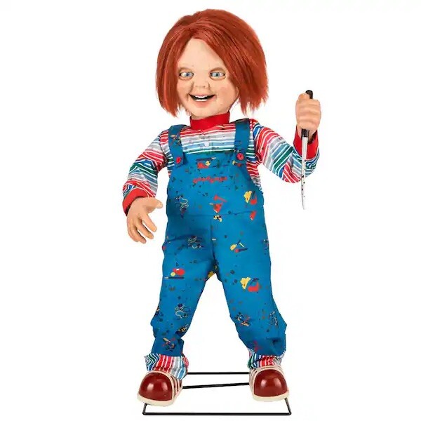 Chucky Doll Child’s Play 3.5 ft. Animated Animatronic Home Depot Halloween 2024
