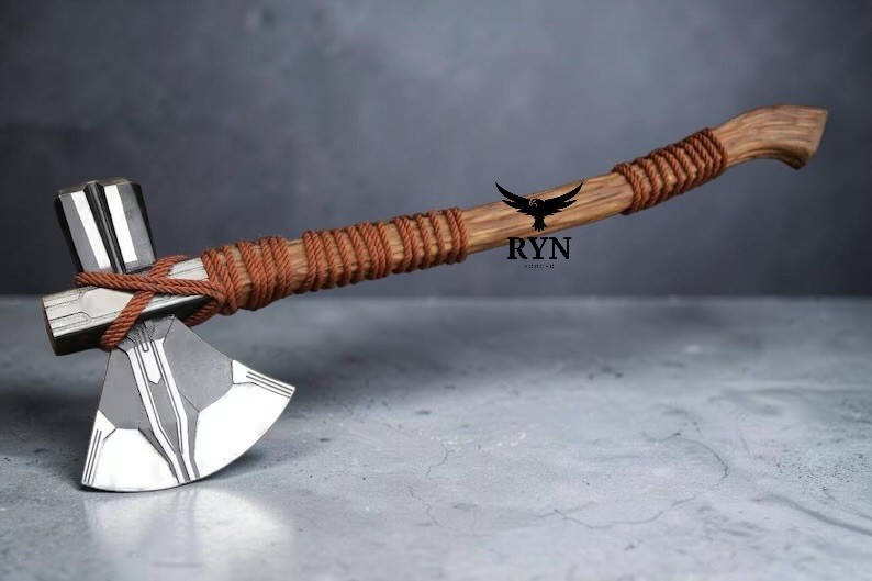 Storm breaker Axe Hand Forged Storm breaker Avengers  Thor Axe Hammer