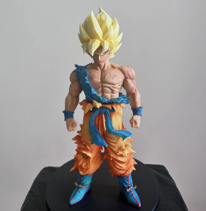 28cm Dragon Ball Z Anime Goku Super Saiyan Action Figure Collectible Statue🔥