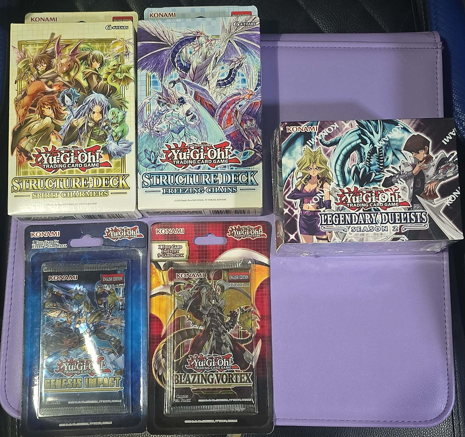 Yu-Gi-Oh Freezing Chains Spirit Charmers Legendary Duelists 2 Genesis NEW