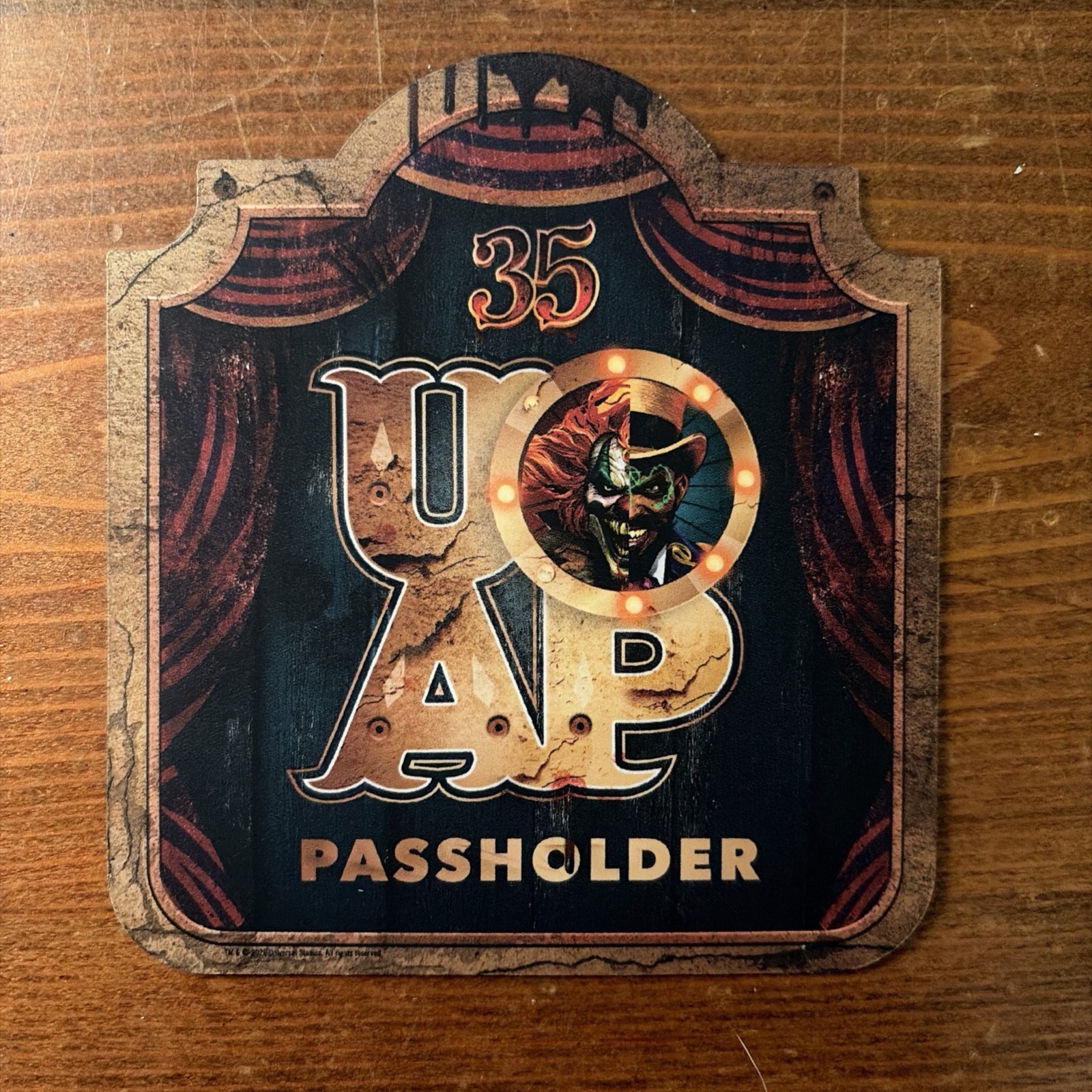 Universal Halloween Horror Nights HHN UOAP Passholder 35th Anniversary Magnet