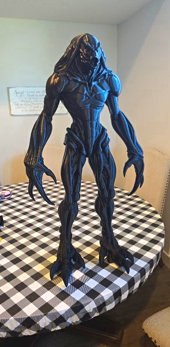 Black Alien Creature Xenomorph Style Figure Statue Collectible 3ft life size