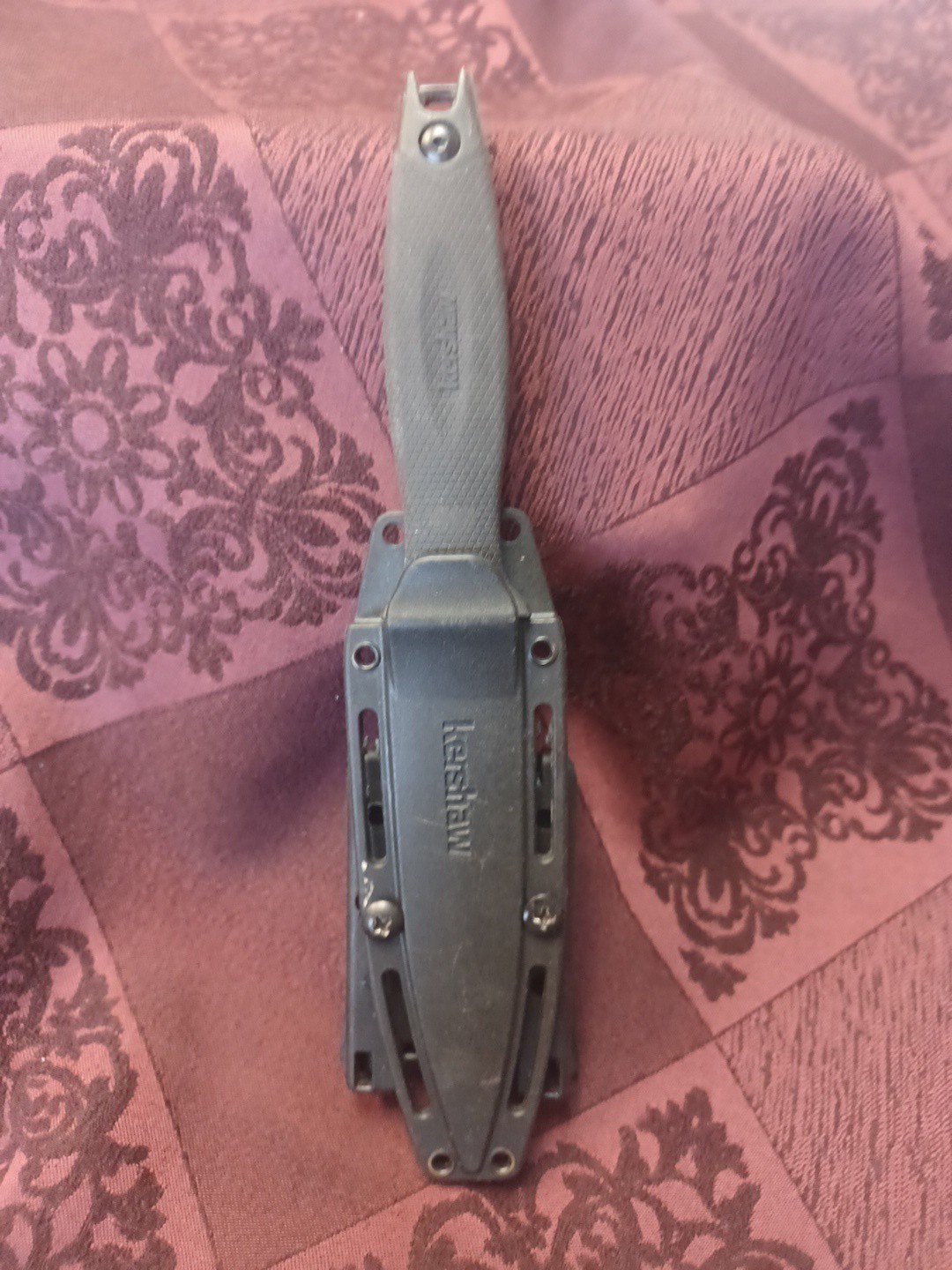 Kershaw 4007 Secret Agent single edge dagger fixed blade knife 8 5/8\