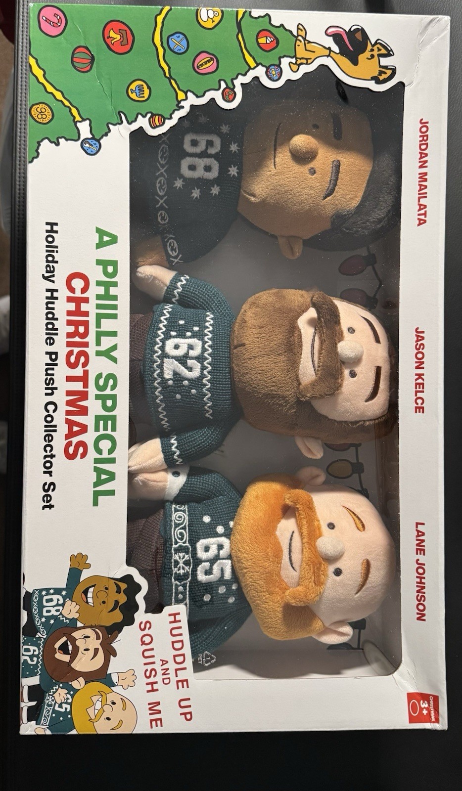 A PHILLY SPECIAL CHRISTMAS HOLIDAY HUDDLE Philadelphia Eagles COLLECTOR SET- NEW