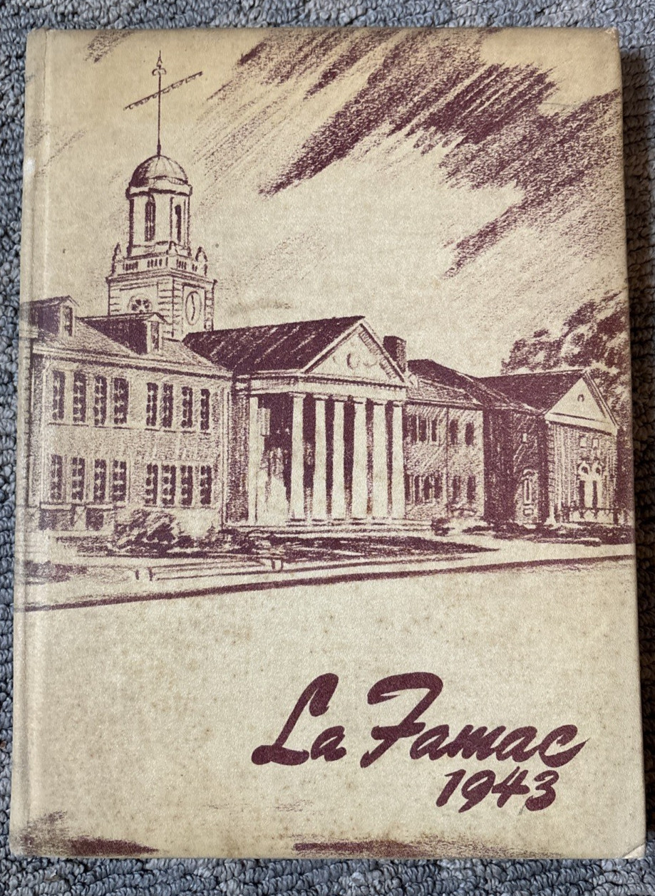 VTG Fayetteville, NC High School 1943 Yearbook La Famac