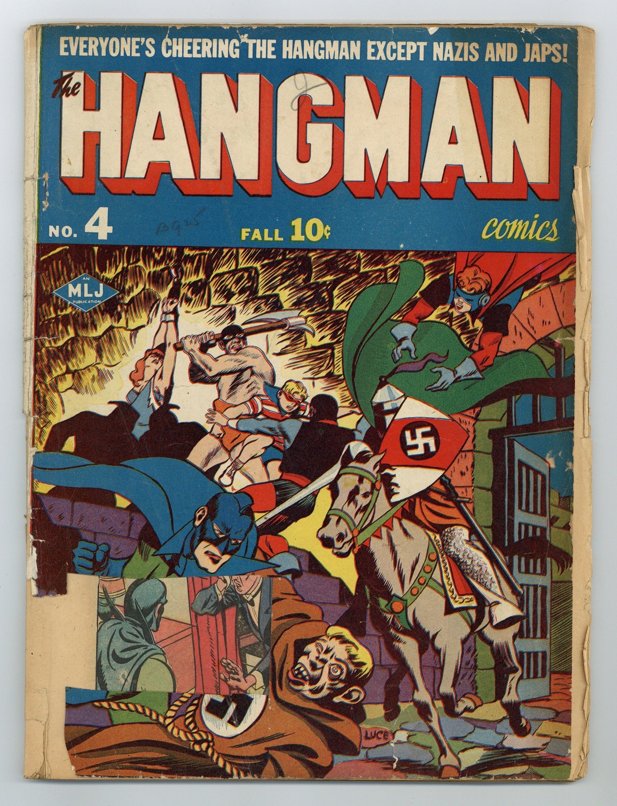 Hangman Comics #4 PR 0.5 1942