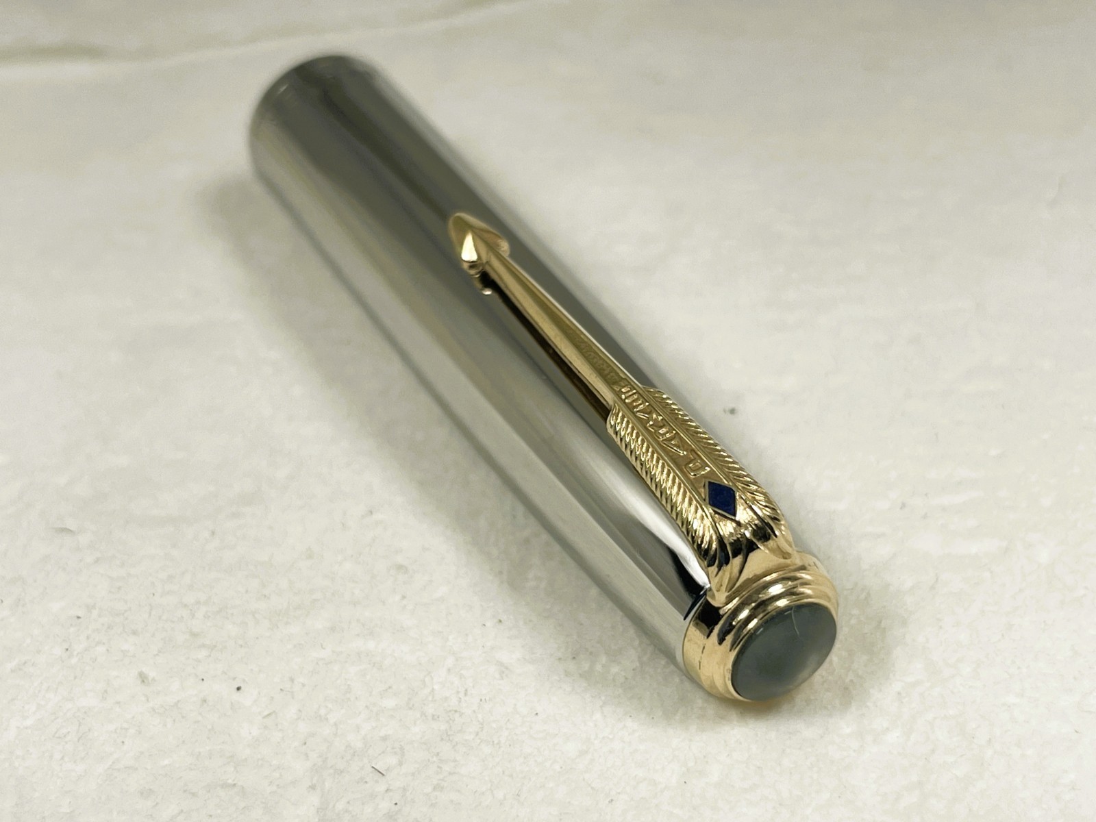 Vintage PARKER 51 Fountain Pen Parts ~ Blue Diamond VACUMATIC Cap ~ No Dings