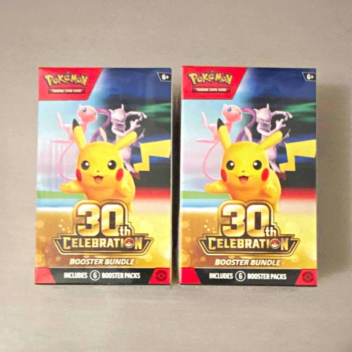 2x Pokemon TCG 30th Anniversary Celebrations Booster Bundle