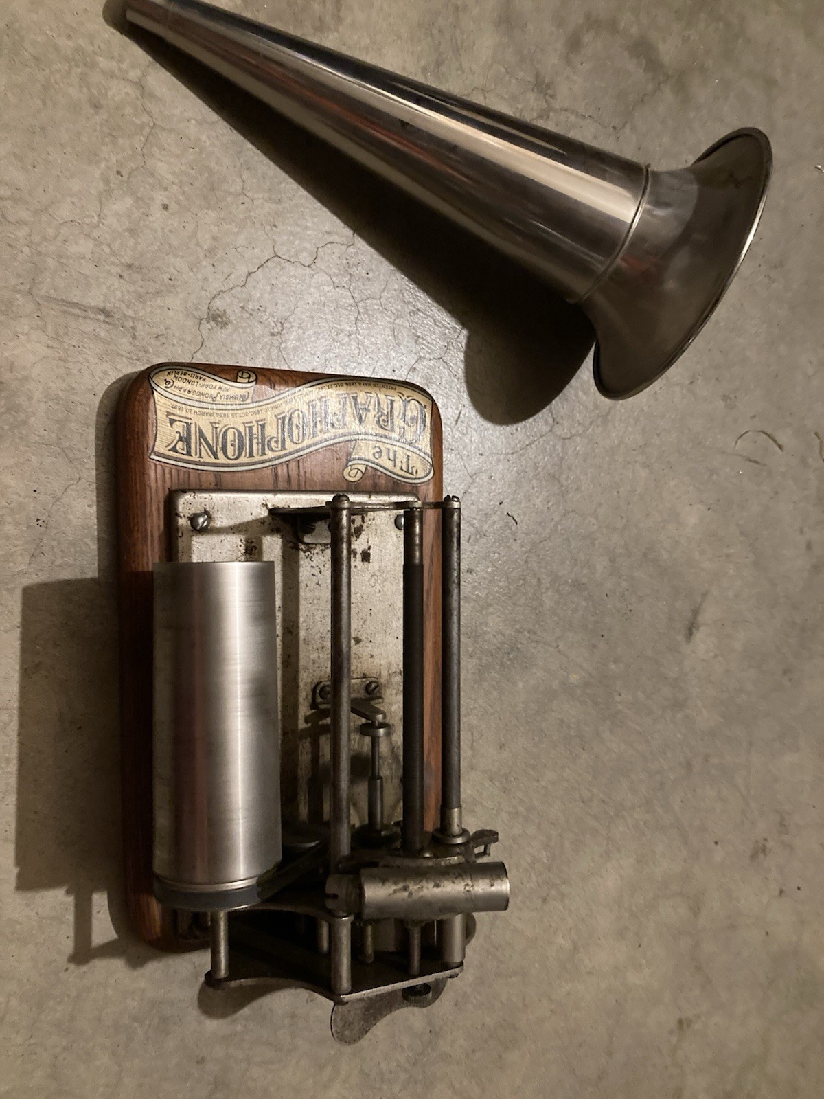Columbia Antique Graphophone Cylinder Player Phonograph