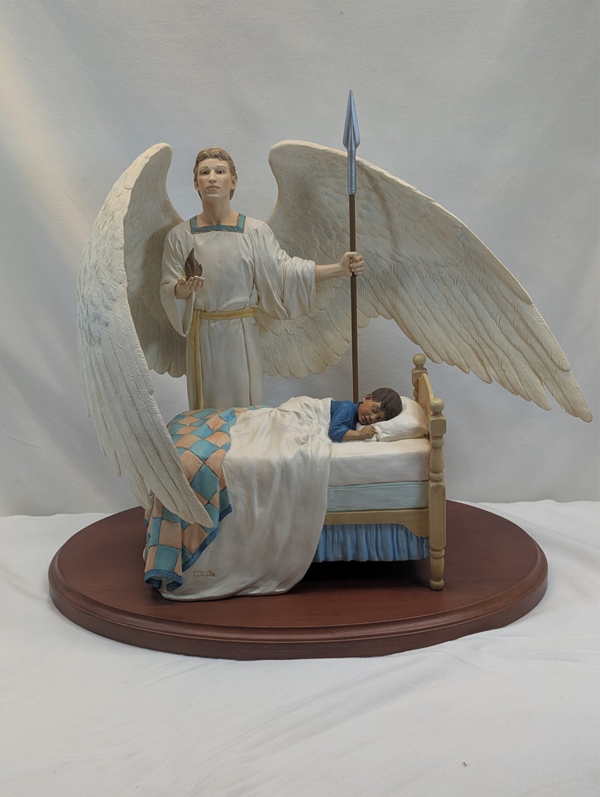Thomas Blackshear MasterPeace Watchers in the Night Angel Sculpture 1251/3500