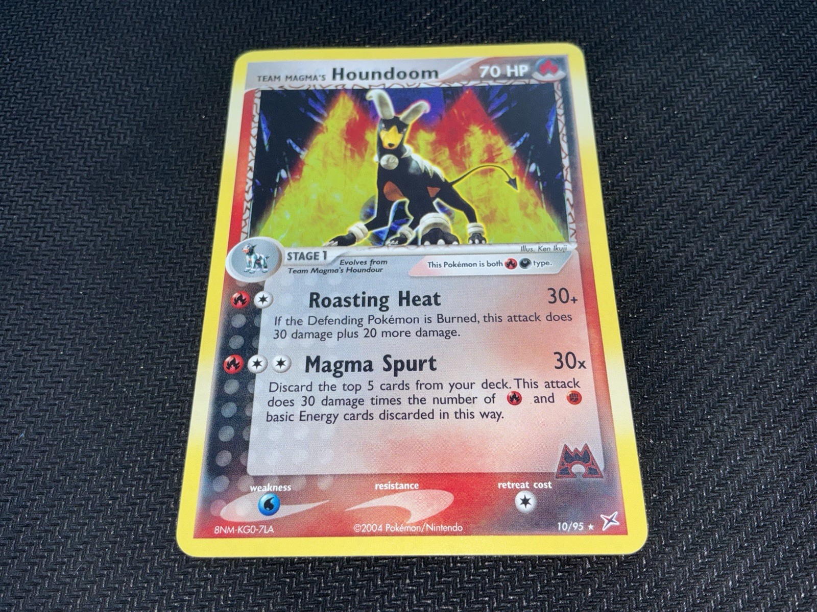 Pokemon - Team Magma's Houndoom - 10/95 - Ex Team Magma vs Team Aqua - Eng - NM