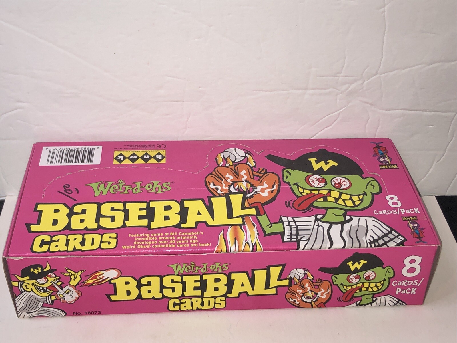 2007 Weird-ohs Baseball Reprint Trading Card Box 24 Packs Wax Pack Bill Campbell