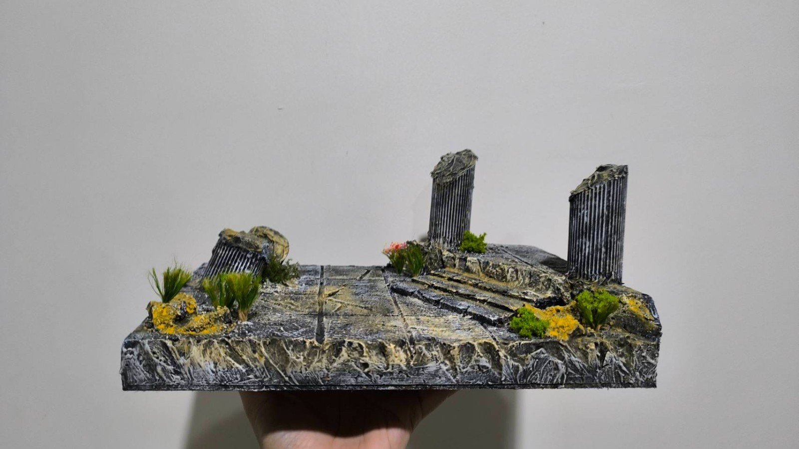 Dioramas lava stone for saint seiya .