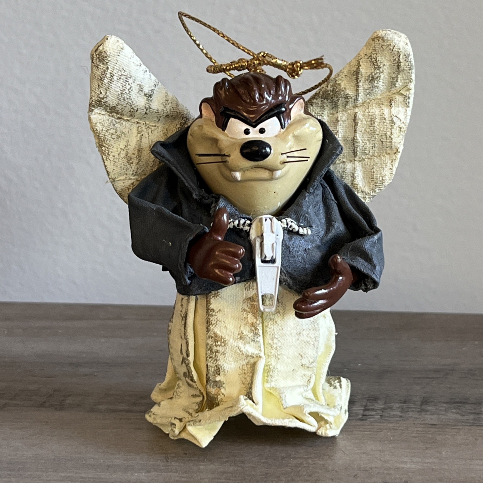 Vintage  Warner Brothers Taz Angel Ornament with Box
