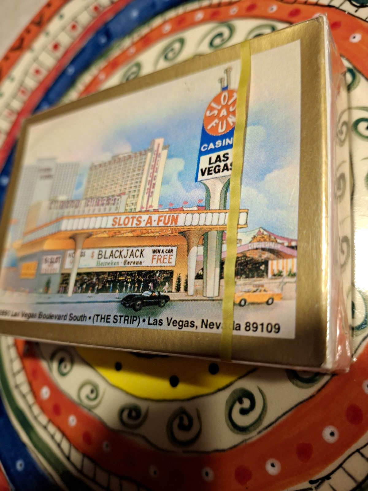 Vintage Slots A Fun Casino Las Vegas Playing Cards Sealed Deck New Old Stock