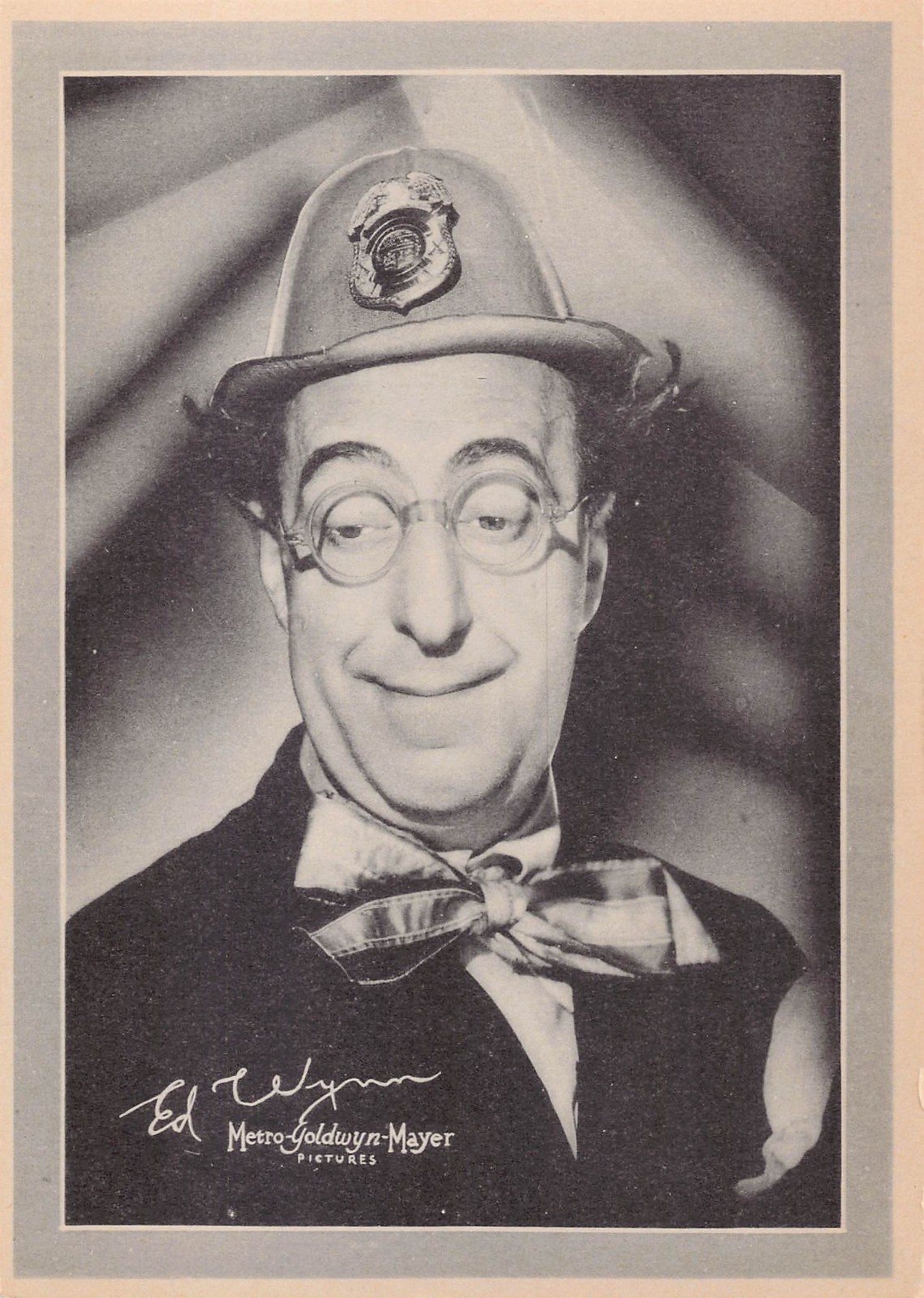 MGM Metro Goldwyn Mayer 1930s Promo 5x7 Vintage Black & White Print Ed Wynn