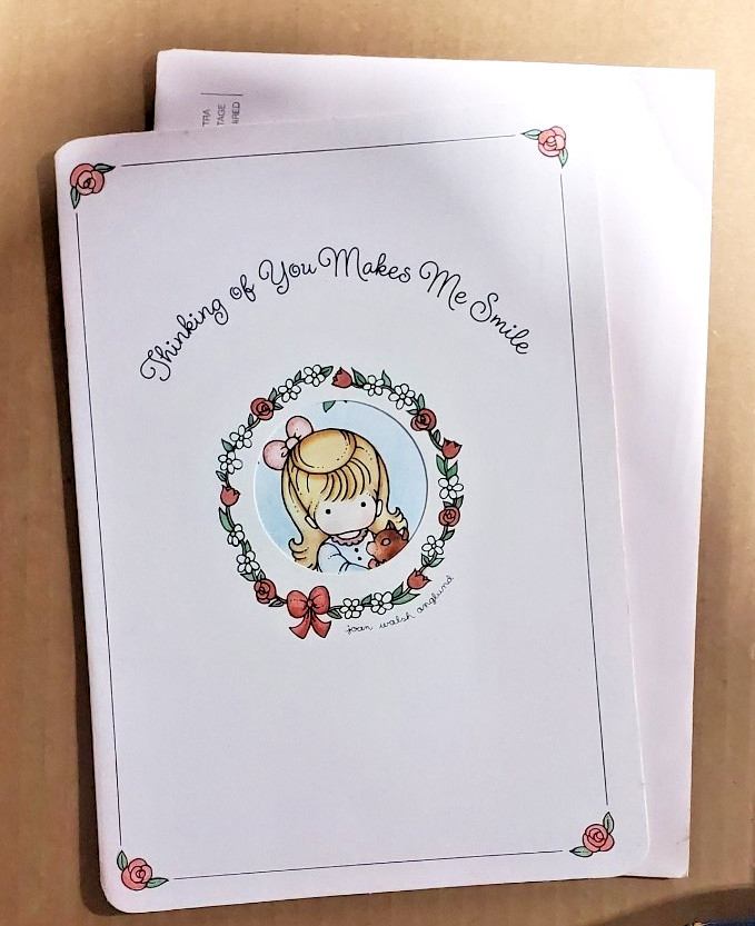 Hallmark Vintage Joan Walsh Anglund Greeting Card 11 Page Booklet