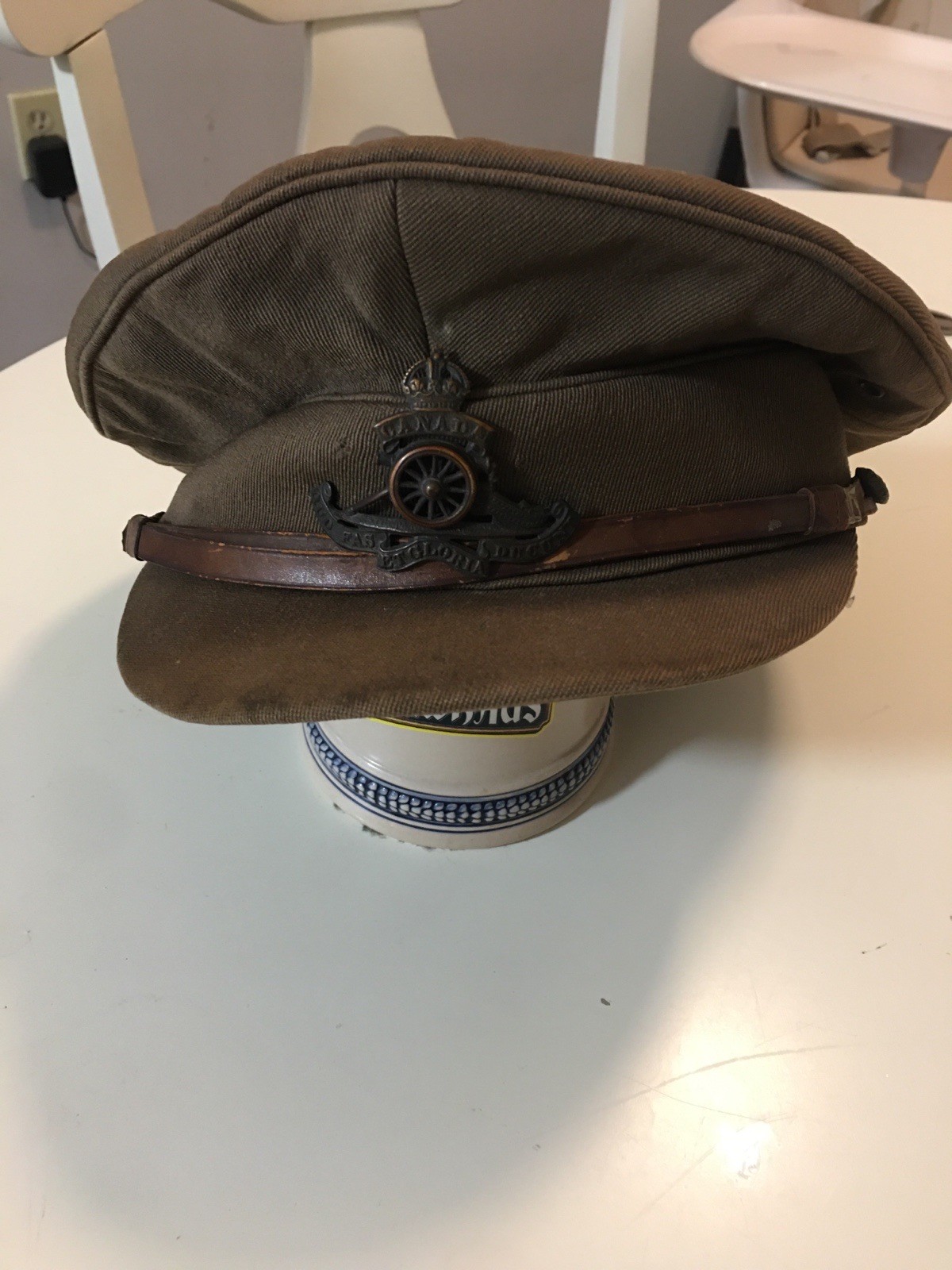 WWI Canadian Officer Hats Caps Trench & Dress **NAMED SEE DESCRIPTION**
