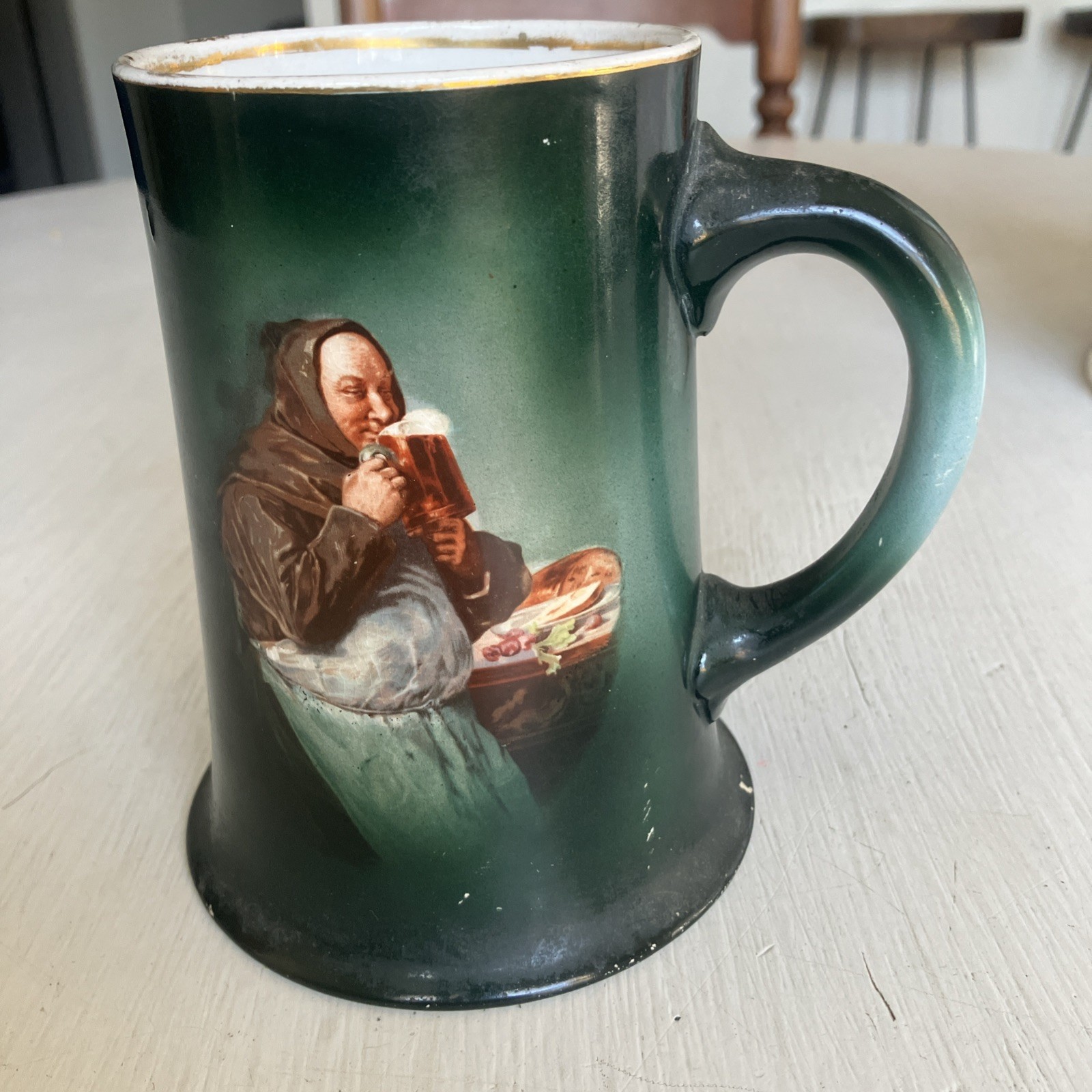 Bruening Cork Company, Oakdale Pennsylvania Advertising Tankard 1920’s