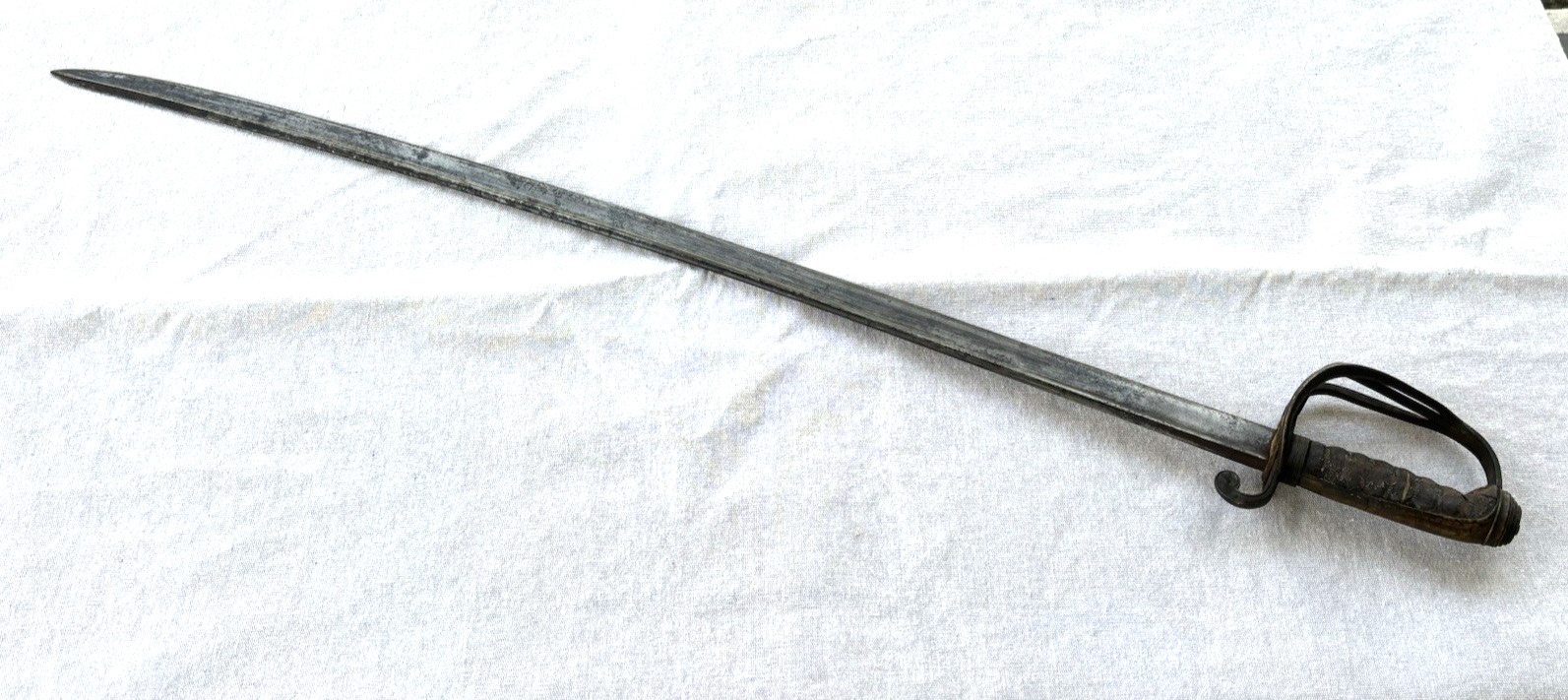 Rare 1839 U.S. Model 1833 Dragoon Cavalry Saber N.P. Ames Springfield Sword JH